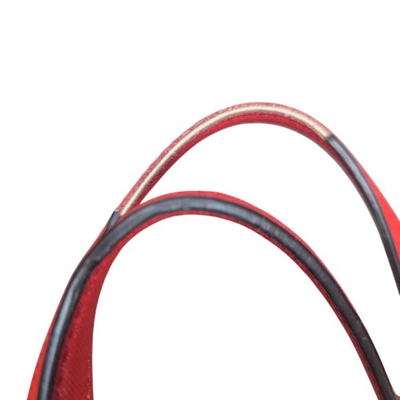 Michael Kors Ciara LG Tote Bag Leather Luggage Vibrant Red - See Description - Picture 5 of 10